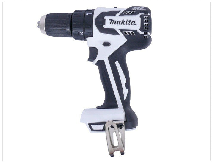 Makita DHP 459 weiß 18 V Li-Ion Akku-Schlagbohrschrauber Solo - nur das Gerät ohne Zubehör