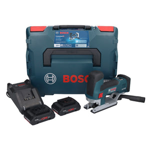 Bosch GST 18V-155 SC Professional Akku Stichsäge 18 V ( 06015B0002 ) + 2x ProCORE Akku 4,0 Ah + Ladegerät + L-Boxx