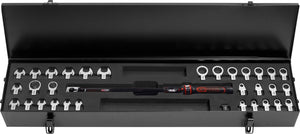 KS TOOLS 9x12mm ERGOTORQUE®precision Einsteck-Drehmomentschlüssel-Satz, 40-200Nm, 33-tlg ( 516.1645 )