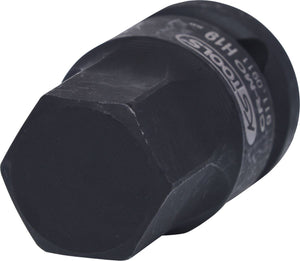 KS TOOLS 1/2" Kraft-Bit-Stecknuss Innensechskant, kurz, 19 mm ( 911.0911 )