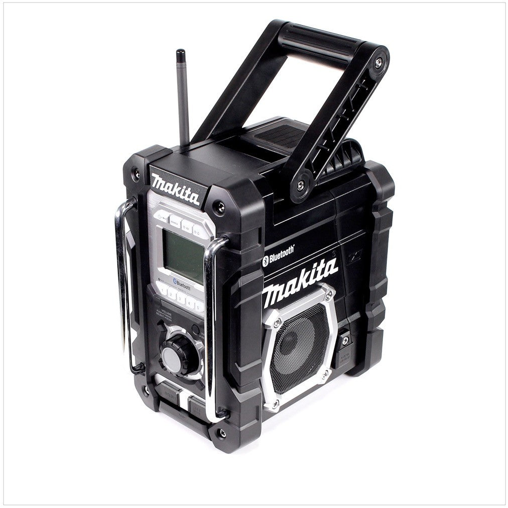 Makita DMR 106 B Akku Baustellenradio 7,2 - 18 V FM AUX Bluetooth schwarz Solo - ohne Akku, ohne Ladegerät