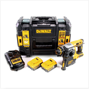 DeWalt DCH 273 P2 Akku Kombihammer 18V 2,1J SDS-Plus Brushless + 2x Akku 5,0Ah + Ladegerät + TSTAK