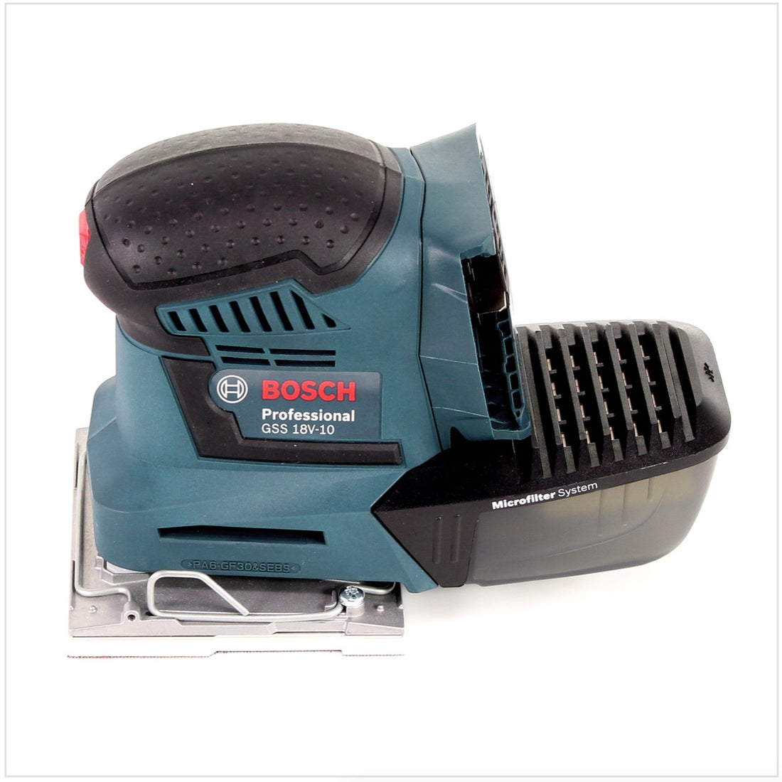 Bosch GSS 18V-10 Akku Schwingschleifer 18V + 1x Akku 4,0Ah + L-Boxx - ohne Ladegerät