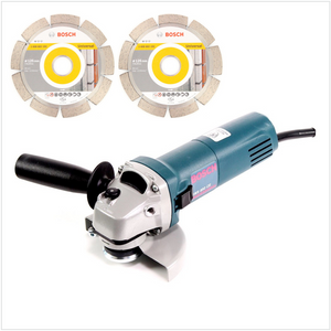 Bosch GWS 850 CE 850 Watt 125 mm Winkelschleifer ( 0601378790 ) + 2x Bosch Diamant Trennscheibe 125 x 22,23 mm Standard for Universal ( 2608602192 )