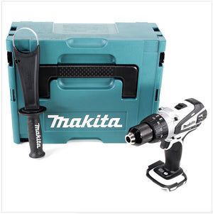 Makita DDF 458 ZJW 18V Akku Bohrschrauber 91 Nm in weiß Solo im Makpac ohne Akku und Ladegerät