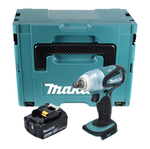 Makita DTW 251 M1J Akku Schlagschrauber 18 V 230 Nm 1/2" + 1x Akku 4,0 Ah + Makpac - ohne Ladegerät