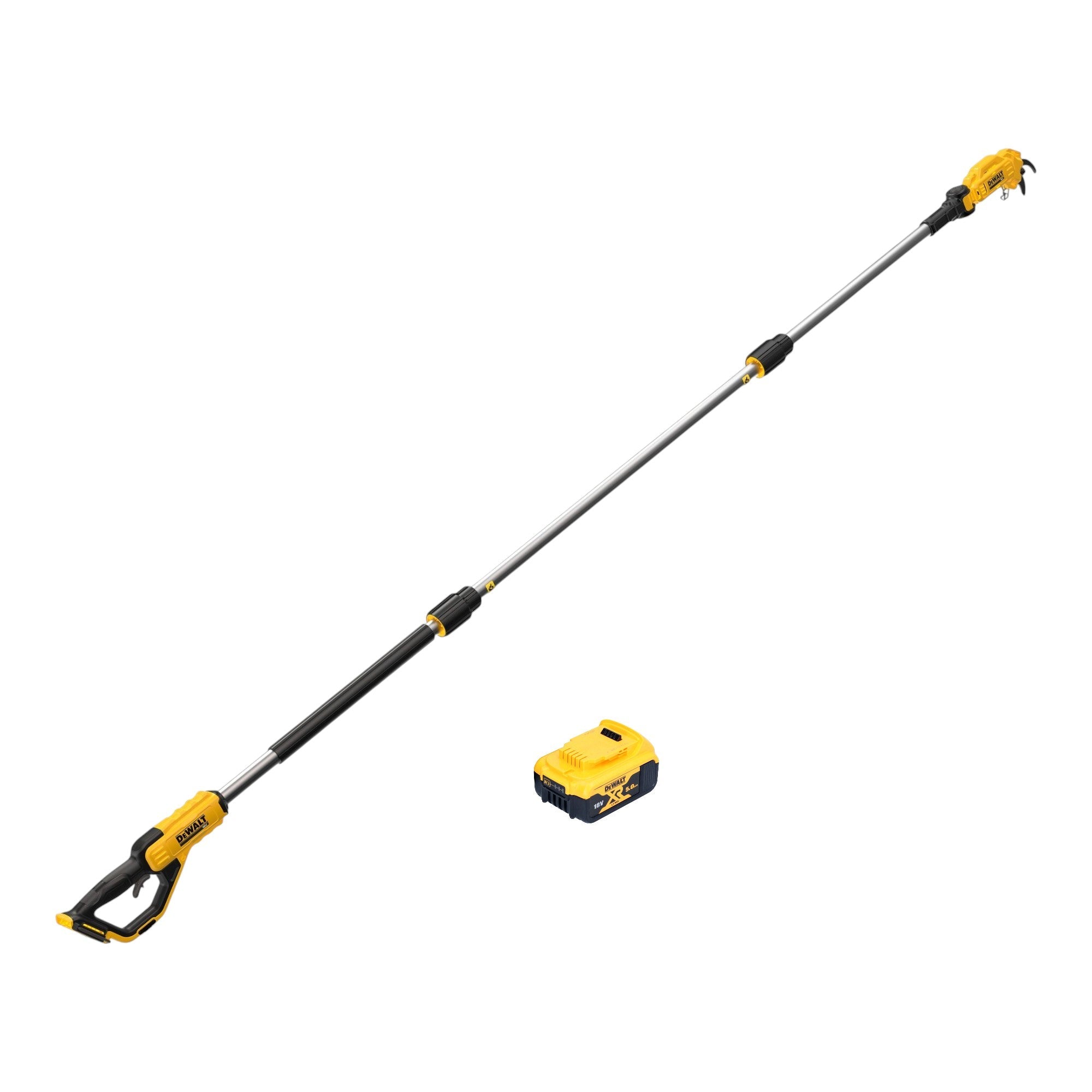 DeWalt DCMPP 569 N Akku Stabastschere 18 V 38 mm + 1x Akku 5,0 Ah - ohne Ladegerät