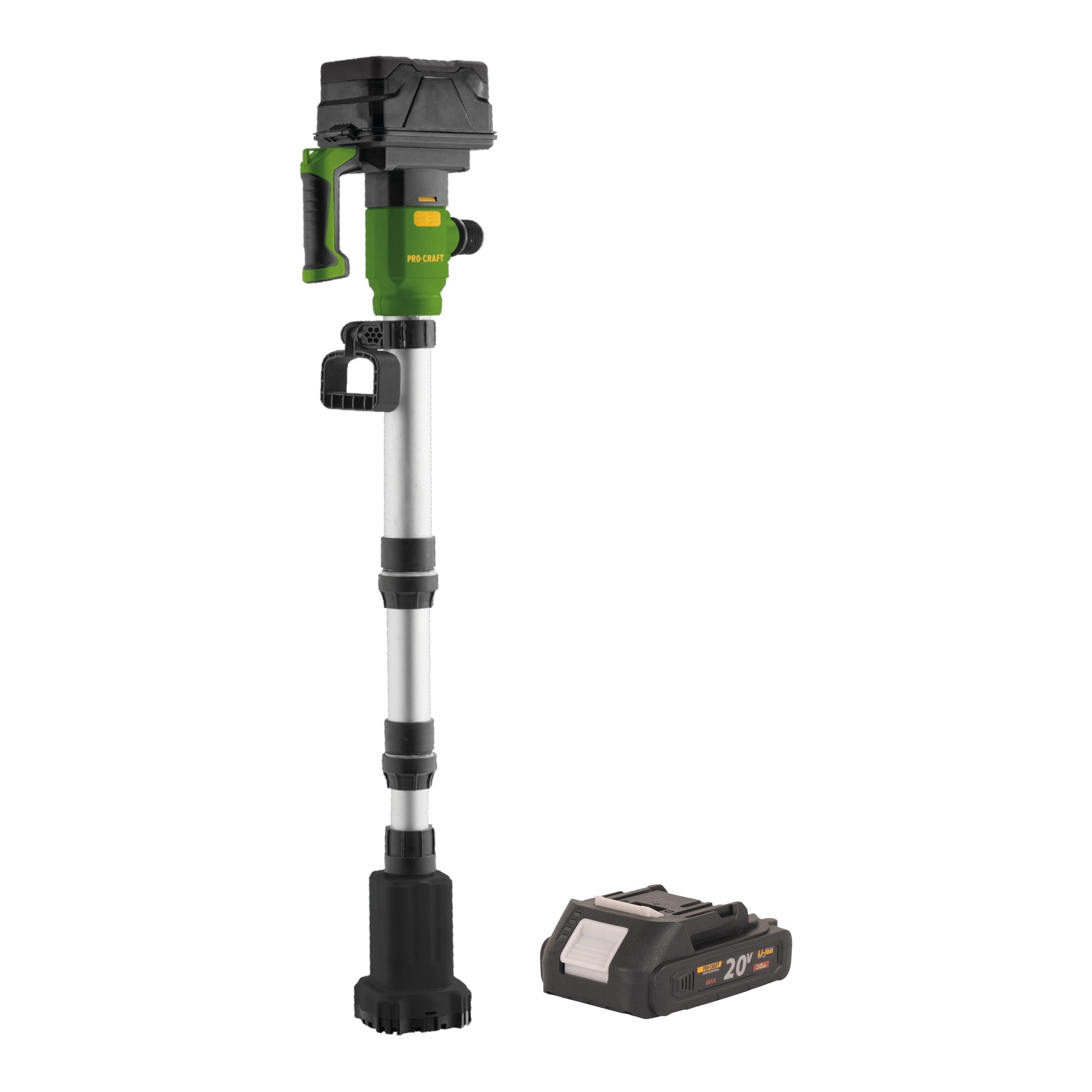 Procraft CPN20bb Akku Tauchpumpe 20 V 2725 l/h + 1x Akku 2,0 Ah - ohne Ladegerät