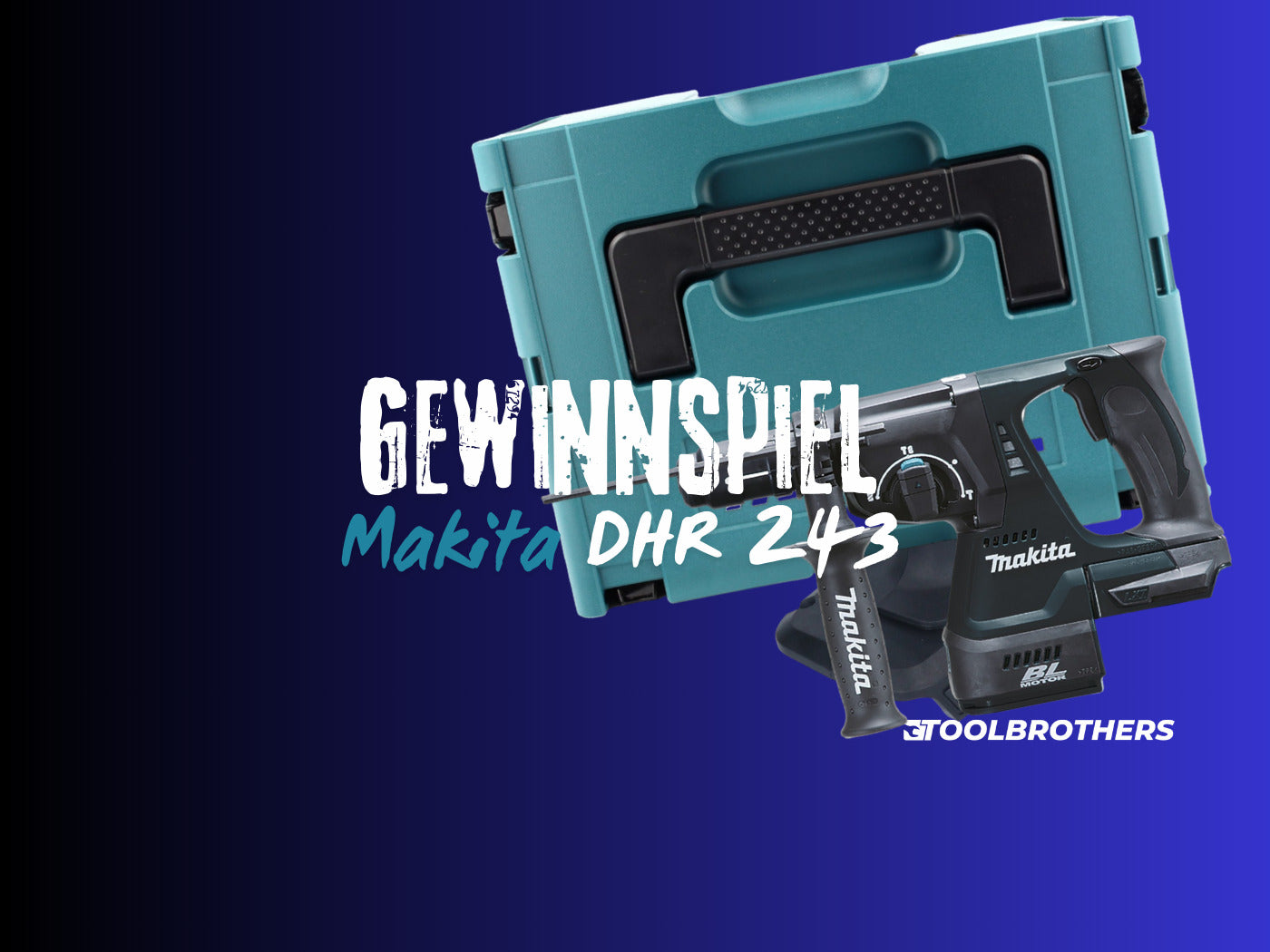 Gewinnspiel: Makita DHR 243 ZBJ (Solo - Black Edition)