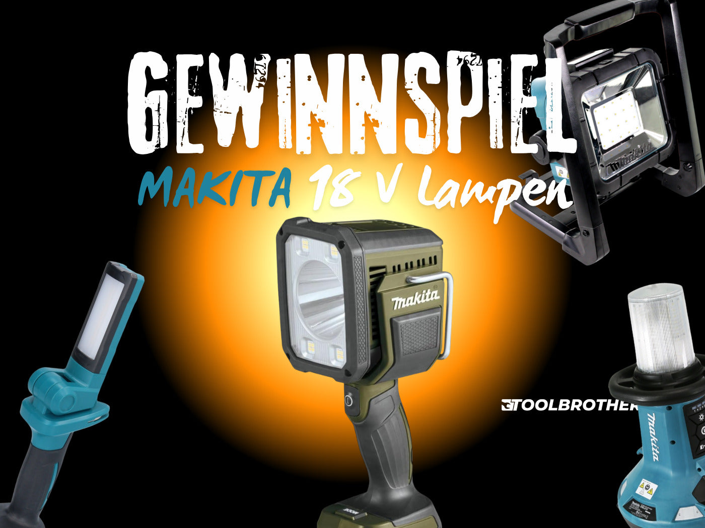 Gewinnspiel: 1x Makita Akku-Lampe aus den BroDeals