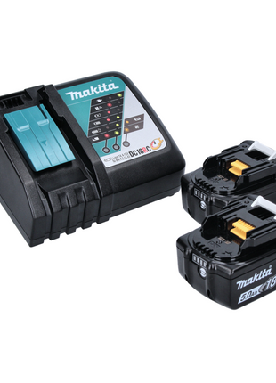 Makita DHR 241 RTJ Akku Bohrhammer 18 V 2,0 J SDS plus + 2x Akku 5,0 Ah + Ladegerät + Makpac - Toolbrothers