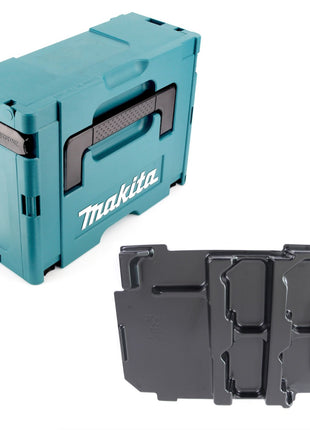 Makita MAKPAC 2 Systemkoffer + Einlage für Makita Ladegerät und Akkus - Toolbrothers