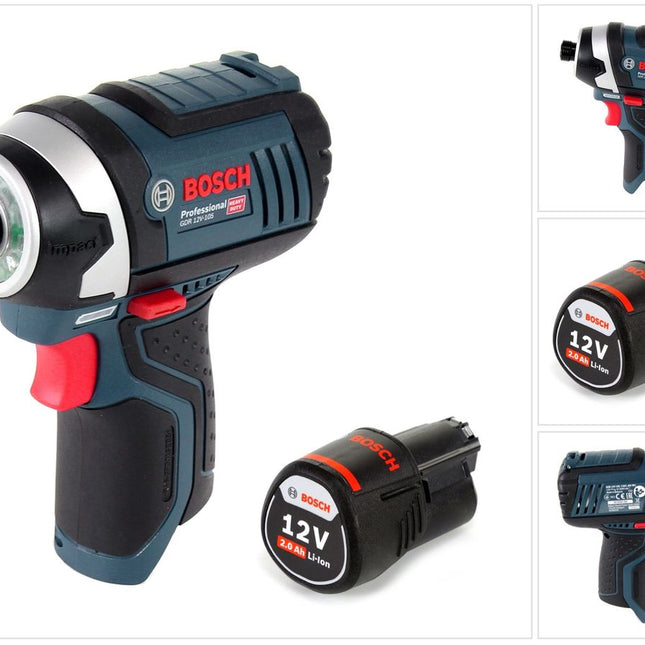 Bosch GDR 12V-105 Akku Drehschlagschrauber 12V 105Nm + 1x Akku 2,0Ah - ohne Ladegerät - Toolbrothers