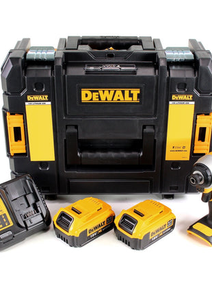 DeWalt DCF 787 M2 Akku Schlagschrauber 18V 1/4" 170Nm Brushless + 2x Akku 4,0Ah + Ladegerät + TSTAK - Toolbrothers