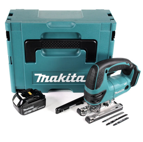 Makita DJV 180 T1J Seghetto alternativo a batteria 18V + 1x Batteria 5,0Ah + Valigetta - senza caricabatterie