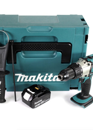 Makita DHP 451 18 V 3. Gang Li-Ion Akku Schlagbohrschrauber im Makpac + 1x 4,0 Ah Akku - ohne Ladegerät - Toolbrothers