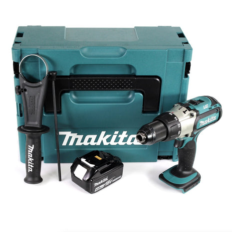 Makita DHP 451 18 V 3. Gang Li-Ion Akku Schlagbohrschrauber im Makpac + 1x 4,0 Ah Akku - ohne Ladegerät - Toolbrothers