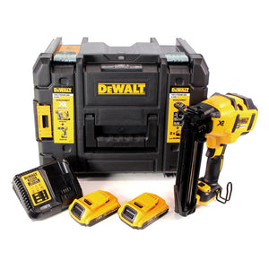 DeWalt DCN 660 D2 Akku Nagler 18V 32 - 63mm Brushless + 2x Akku 2,0Ah + Ladegerät + Koffer