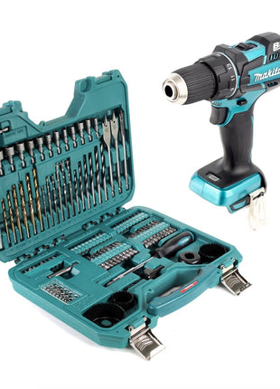 Makita DDF 480 Z 18 V Brushless Akku Bohrschrauber + 101 tlg. Bit, Bohrer & Steckschlüssel Set - Toolbrothers