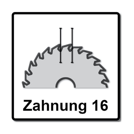 Makita Kreissägeblatt Mforce 210 x 30 x 2,3 mm 16 Zähne ( B-07973 ) - Toolbrothers