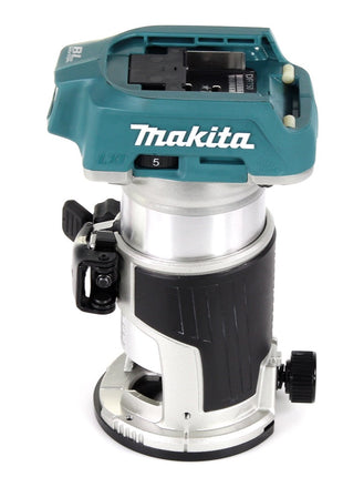 Makita DRT 50 RMJ X2 18 V Li-Ion Akku Brushless Multifunktionsfräse im Makpac inkl. Fräsmodule + 2x 4,0 Akku + Ladegerät - Toolbrothers