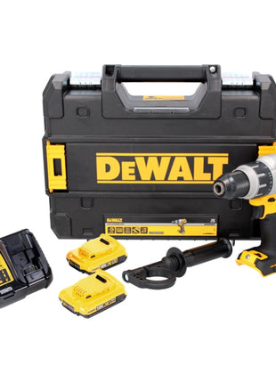 DeWalt DCD 996 D2 Akku Schlagbohrschrauber 18 V 95 Nm Brushless + 2x Akku 2,0 Ah + Ladegerät + TSTAK - Toolbrothers