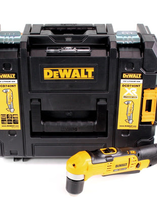 Dewalt DCD 740 NT Akku Winkelbohrmaschine 18V 33Nm Solo im TSTAK - ohne Akku, ohne Ladegerät - Toolbrothers