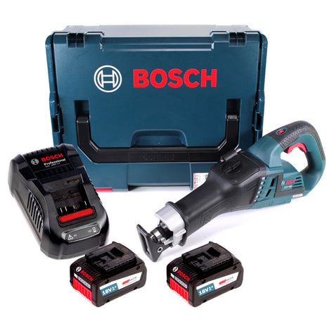 Bosch GSA 18V-32 Professional Akku Recipro- / Säbelsäge brushless in L-Boxx + 2x 6,3 Ah Akku EneRacer + Ladegerät - Toolbrothers