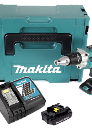 Makita DFS 250 RY1J Akku Trockenbauschrauber 18 V Brushless + 1x Akku 1,5 Ah + Ladegerät + Makpac - Toolbrothers