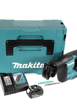 Makita DJR 188 RT1J Akku Reciprosäge 18 V Brushless Säbelsäge im Makpac + 1x 5,0 Ah Akku + Ladegerät - Toolbrothers