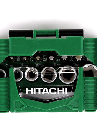 Hitachi 24 tlg. Bit & Stecknüsse Set inkl. Mini-Ratsche in Bitbox ( 40030020 ) - Toolbrothers