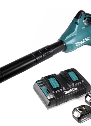 Makita DUB 362 PM Akku Laubbläser 36V + 2x Akkus 4,0 Ah + Doppellladegerät - Toolbrothers