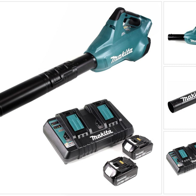 Makita DUB 362 PT Akku Laubbläser 36V + 2x Akkus 5,0Ah + Doppellladegerät - Toolbrothers