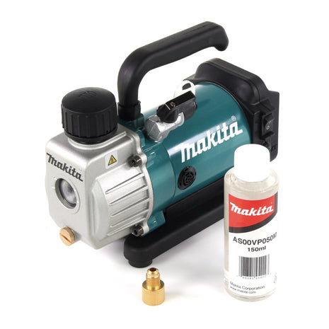 Makita DVP 180 Z Akku Vakuumpumpe 18 V Vakuum Pumpe Kompressor für Klimaanlage und Tanks - Toolbrothers