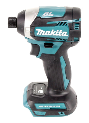 Makita DTD 154 SFJ-R Akku Schlagschrauber 18 V 1/4" 175Nm Brushless + 2x Akku 3,0 Ah + Ladegerät + RHINO