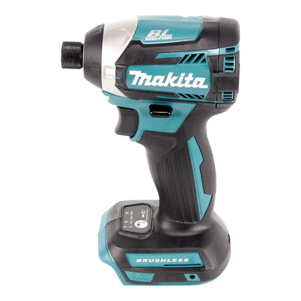 Makita DTD 154 SFJ-R Akku Schlagschrauber 18V 1/4" 175Nm Brushless + 2x Akku 3,0 Ah + Ladegerät + RHINO