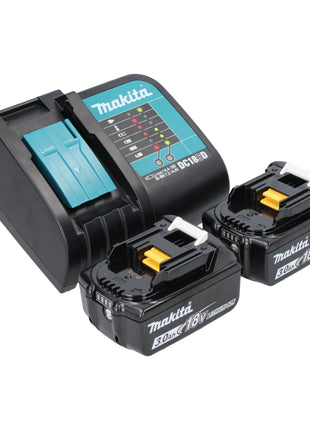 Makita DTD 155 SFJ-R clé à chocs sans fil 18 V 140 Nm sans balai + 2x batteries 3,0 Ah + chargeur + RHINO