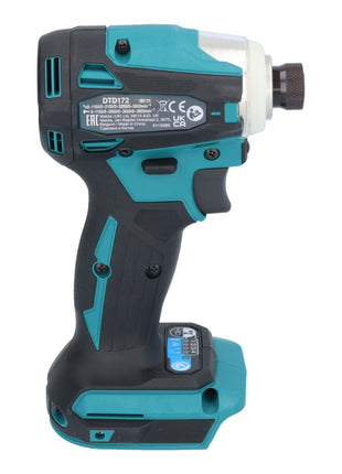 Makita DTD 172 SF1J-R llave de impacto a batería 18 V 180 Nm 1/4" sin escobillas + 1x batería 3,0 Ah + cargador + RHINO