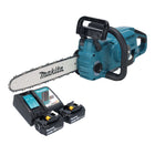 Makita DUC 357 RM2X3 cordless chainsaw 18 V 35 cm brushless + 2x battery 4.0 Ah + charger