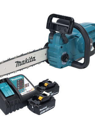 Motosierra a batería Makita DUC 357 RT2X3 18 V 35 cm sin escobillas + 2x baterías 5,0 Ah + cargador