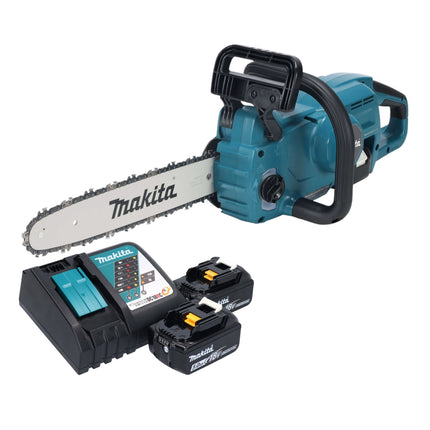 Makita DUC 357 RT2X3 cordless chainsaw 18 V 35 cm brushless + 2x battery 5.0 Ah + charger