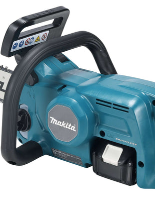 Motosierra a batería Makita DUC 357 RT2X3 18 V 35 cm sin escobillas + 2x baterías 5,0 Ah + cargador