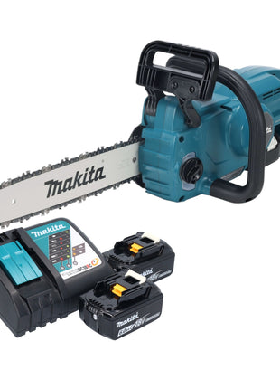 Makita DUC 357 RG2X3 Akku Kettensäge 18 V 35 cm Brushless + 2x Akku 6,0 Ah + Ladegerät