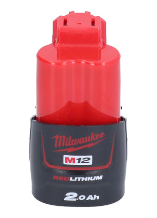 Milwaukee M12 PCSS-201C cortatubos de acero inoxidable a batería 12 V 12 - 28 mm + 1x batería 2,0 Ah + estuche - sin cargador