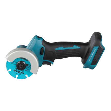 Makita DMC 300 RF cordless angle grinder 18 V 76 mm brushless + 2x rechargeable battery 3.0 Ah + charger