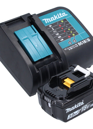 Makita DHP 482 SF1J-R taladro percutor inalámbrico 18 V 62 Nm + 1x batería 3,0 Ah + cargador + RHINO