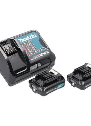 Makita DF 333 DSAJ perceuse-visseuse sans fil 12 V max. 30 Nm + 2x batteries 2,0 Ah + chargeur + Makpac