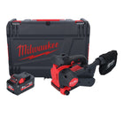 Lijadora de banda a batería Milwaukee M18 FBTS75-551X 18 V 75 x 457 mm sin escobillas + 1x batería 5,5 Ah + caja HD - sin cargador