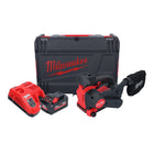 Milwaukee M18 FBTS75-551X Akumulatorowa szlifierka taśmowa 18 V 75 x 457 mm bezszczotkowa + 1x akumulator 5,5 Ah + ładowarka + skrzynka HD