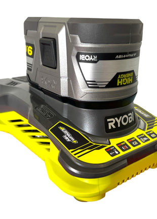 Ryobi RC18150-190 Starter Set 18 V ONE+ 1x High Energy Lithium+ Akku 9,0 Ah + Schnell Ladegerät ( 5133004421 )